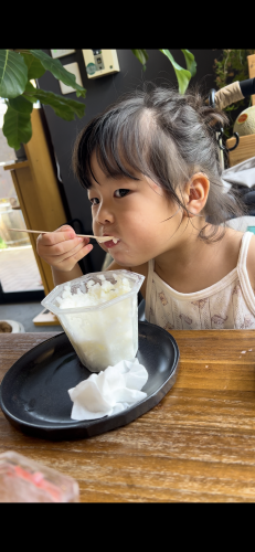 猛暑のかき氷 | 備前市 ひなちゃんさん