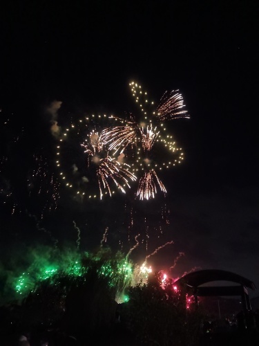 今年最初で最後の花火 | 里庄町　くーみさん