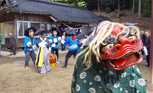 秋祭りと獅子舞！ | 高梁市　丹下さん