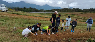 毎年恒例のお芋掘り | 津山市　てるえみさん