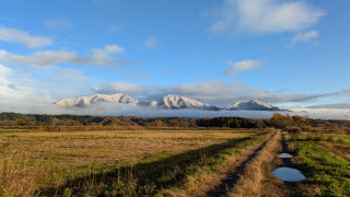 山に雪 | 真庭市　りのこさん