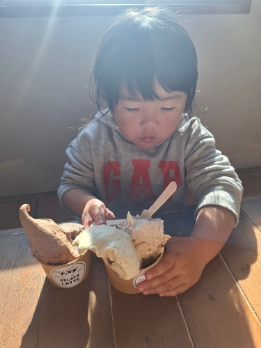 冬でもアイス♡