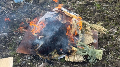 どんど焼き | 高梁市　別所さん