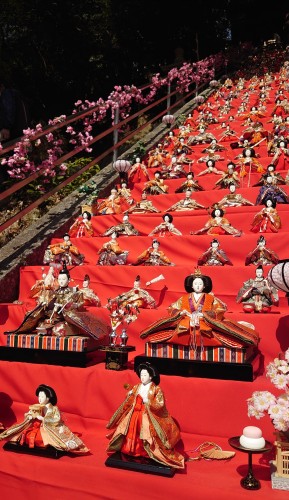 石段ひな飾り | 備前市　土橋さん