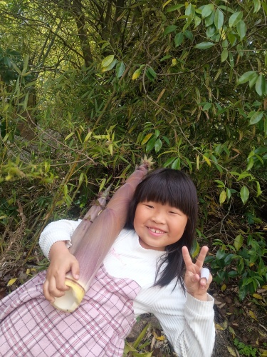 筍とったどぉーっ | 里庄町　くーみさん