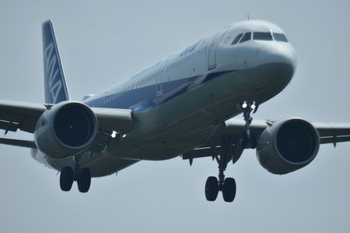夏空にド迫力のランディング | 高松市　ジェネラル・ポチさん