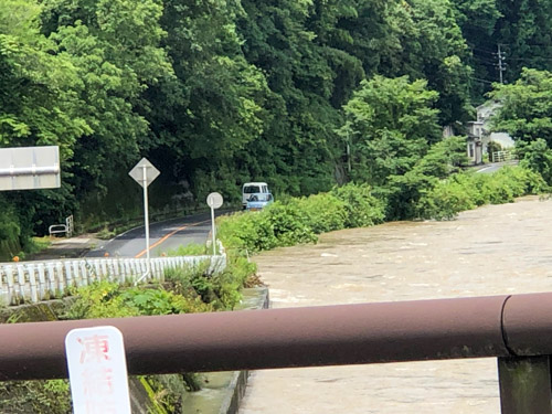 国道に冠水前！ | 高梁市　別所さん