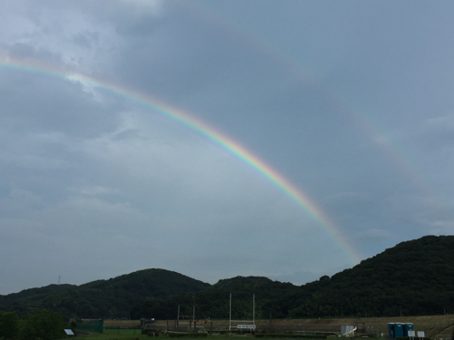 二重の虹！ | 倉敷市　赤堀さん