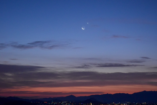 月と金星の大接近 | 高松市　泉本さん
