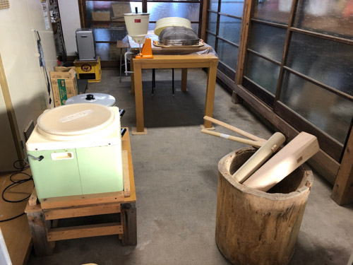 お餅つきの準備! | 高梁市 別所さん