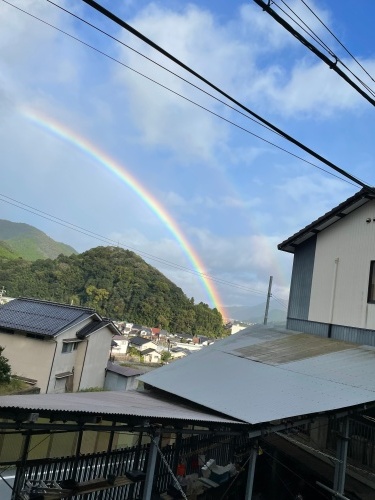 大きな虹 | 真庭市 ひとみばあばさん