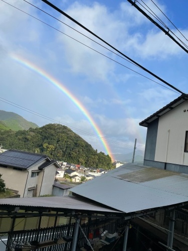 大きな虹 | 真庭市　ひとみばあばさん