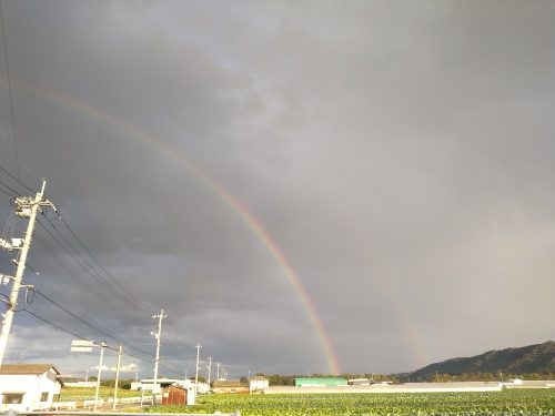 2つの虹 | 岡山市　徳山さん