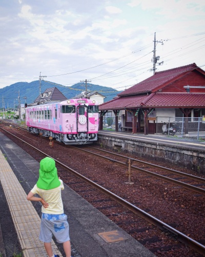ピンクの列車 | 岡山市　河西さん