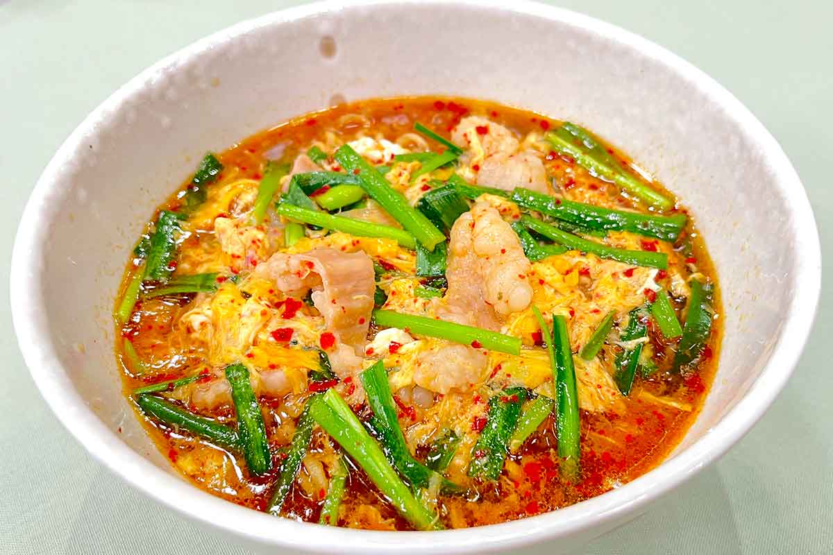 お家で簡単 辛麺画像