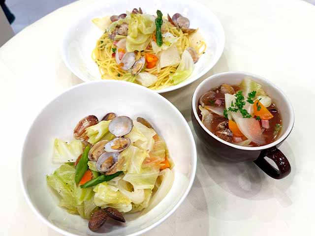 アサリと春野菜のスープ煮