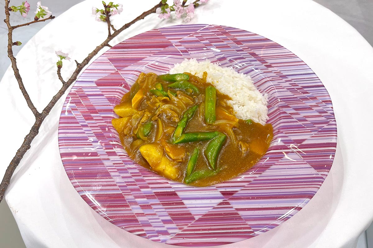 春野菜の中華風カレーライス