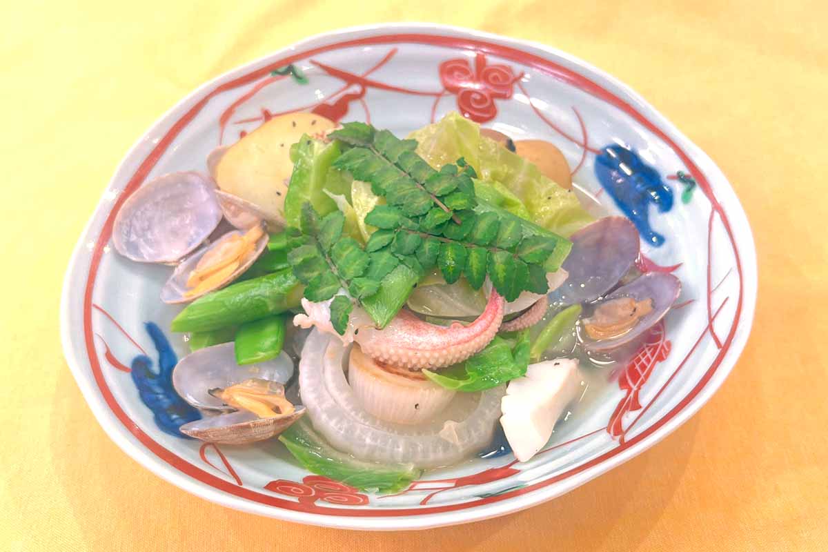春野菜と海鮮のあっさり煮