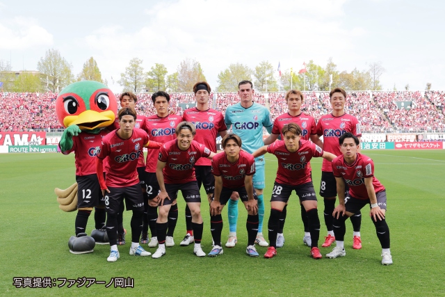 ファジアーノ岡山 対 アビスパ福岡