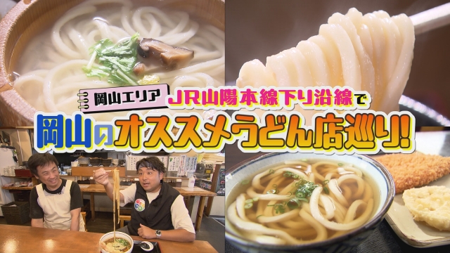 JR山陽本線下り沿線で岡山のオススメうどん店巡り！