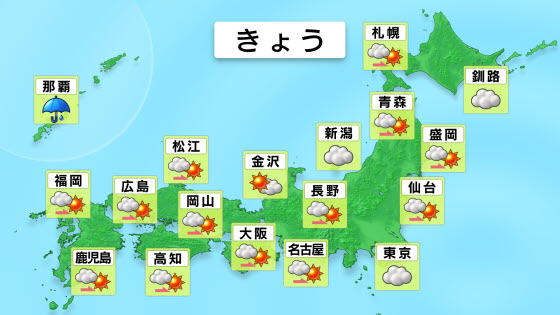 全国の天気