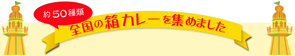 全国の箱カレーを集めました