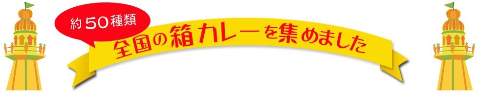全国の箱カレーを集めました